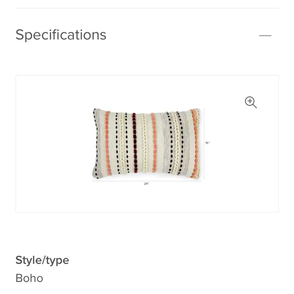2 STITCH throw pillows from Article
